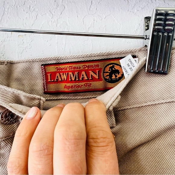 Vintage Lawman High Rise Western Pants 9 - Picture 5 of 15